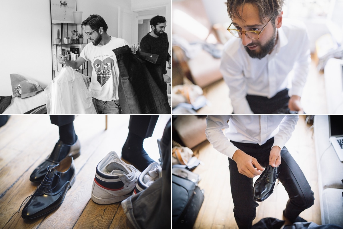 reportage de mariage - cour du Marais - paris - techno parade - 365C