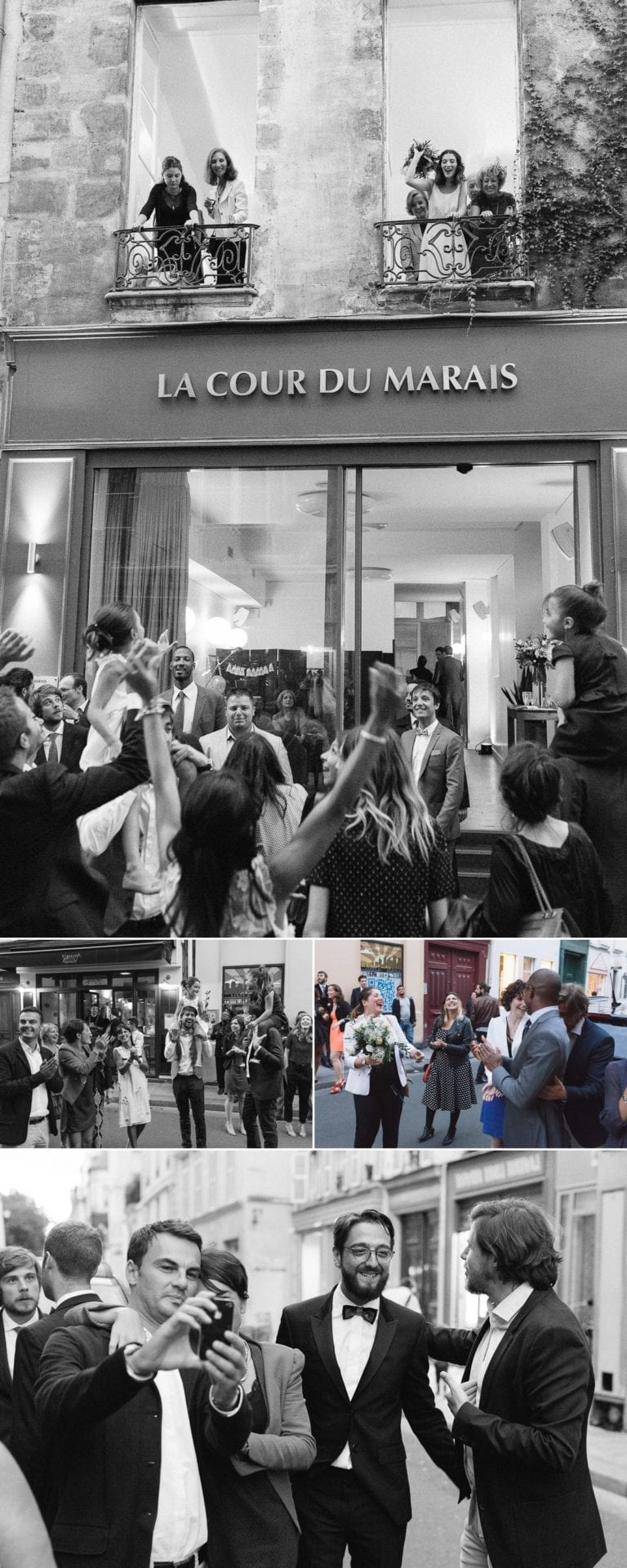 reportage de mariage - cour du Marais - paris - techno parade - 365C