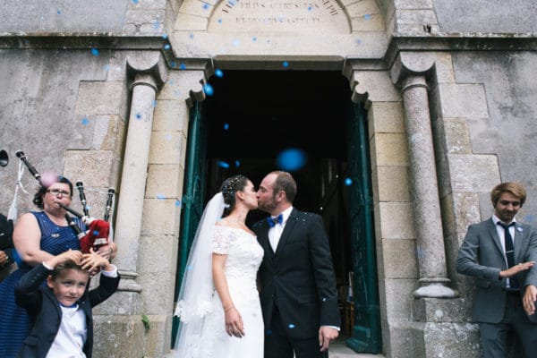 reportage photo de mariage au Manoir de Kerouzien Bretagne France