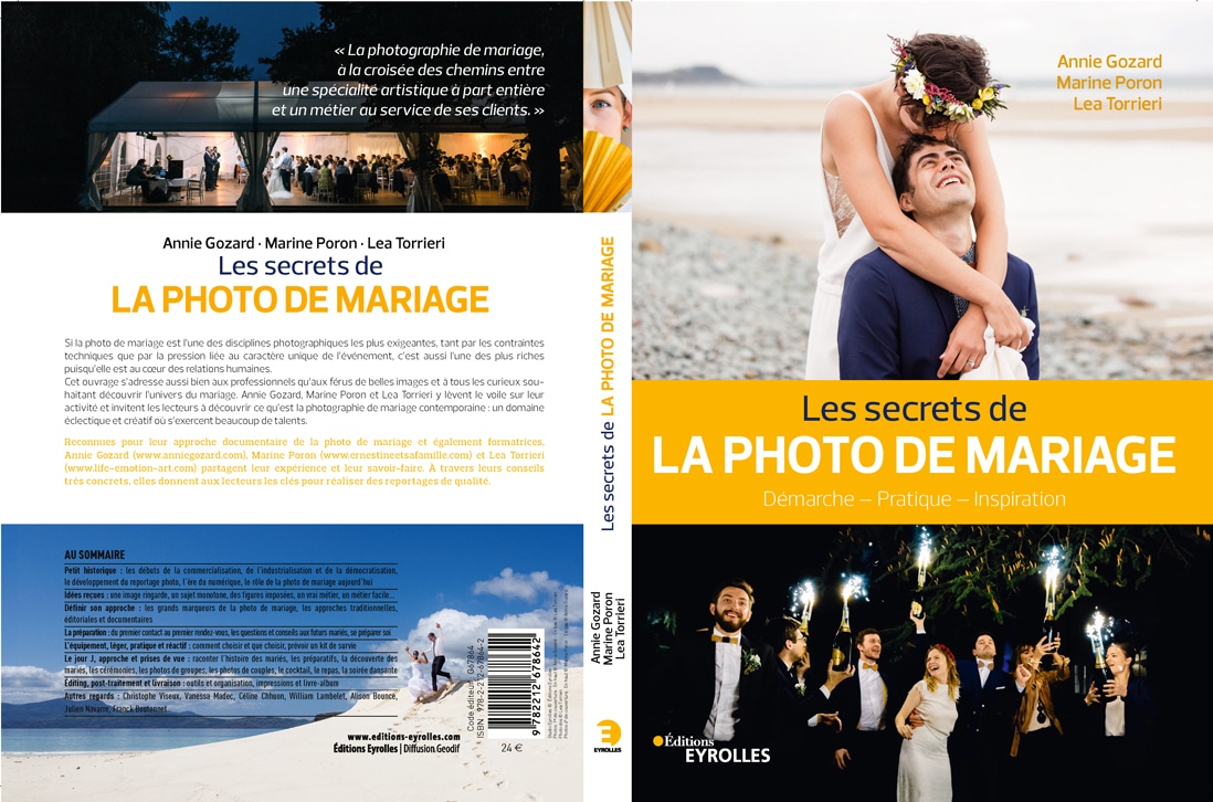Les Secrets De La Photo De Mariage livre de Marine Poron Lea Torrieri et Annie Gozard aux Editions Eyrolles