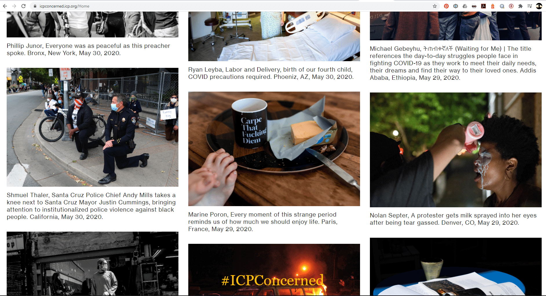 Selected at #icpconcerned new york