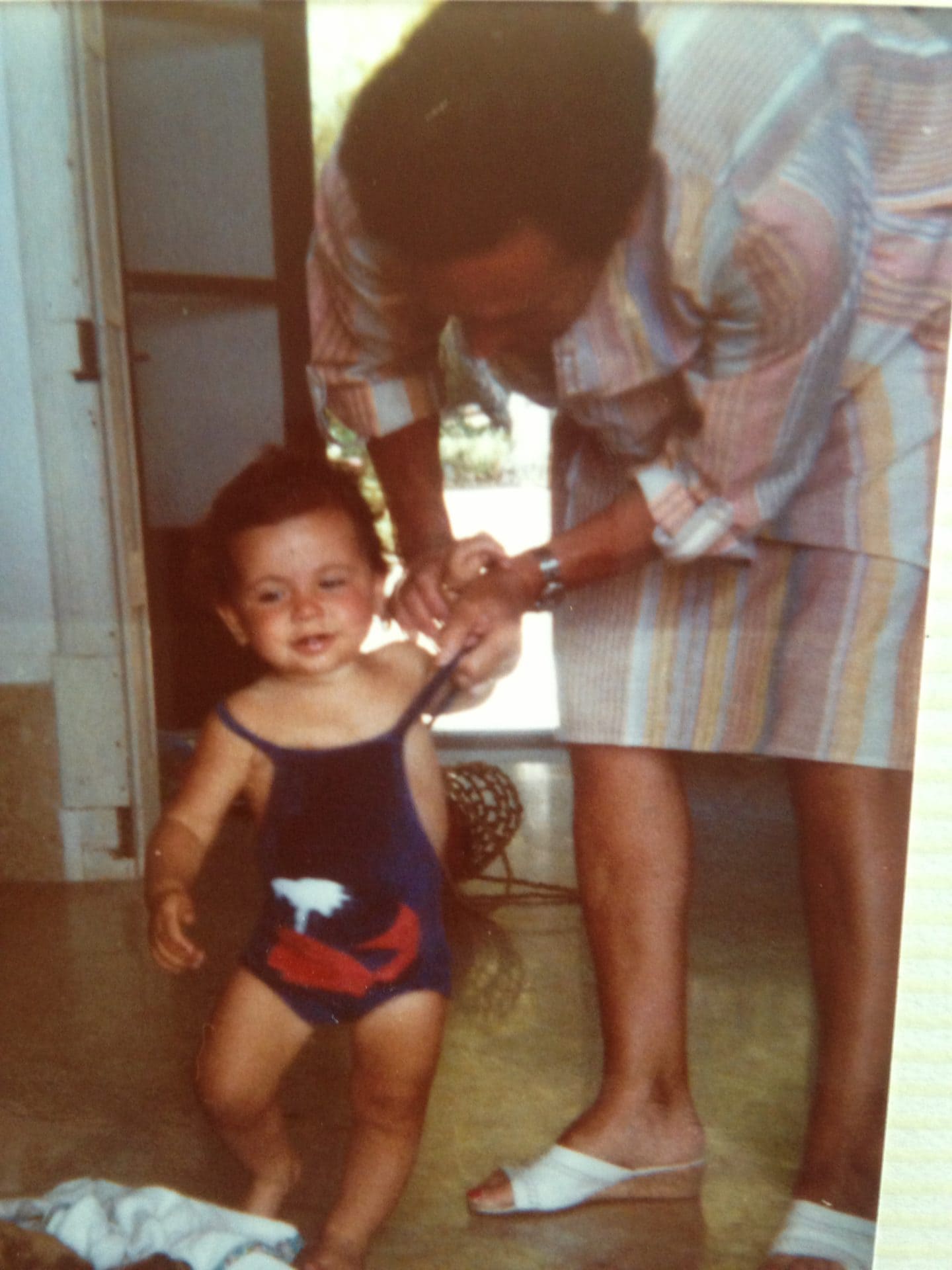 photo ancienne avec bonne maman
