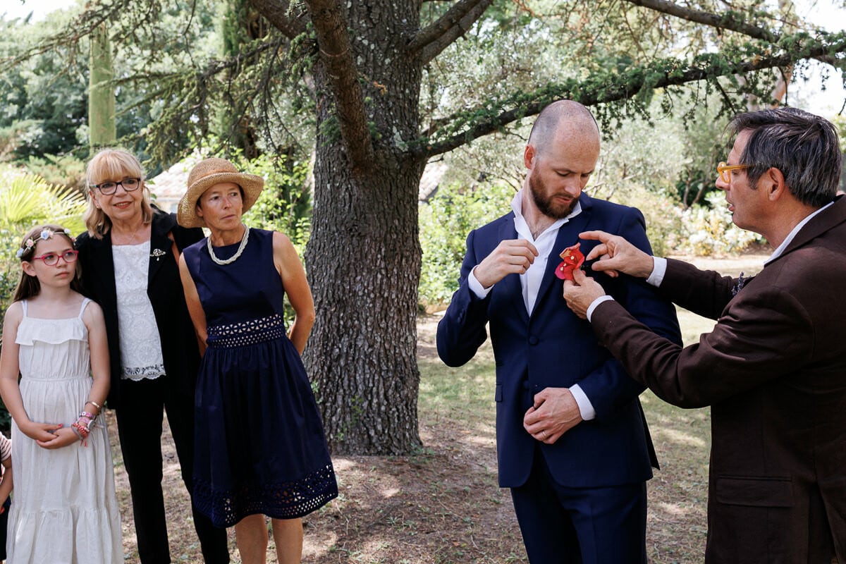 Photographe de mariage à Uzes (30), reportage photo documentaire de mariage par Marine Poron
