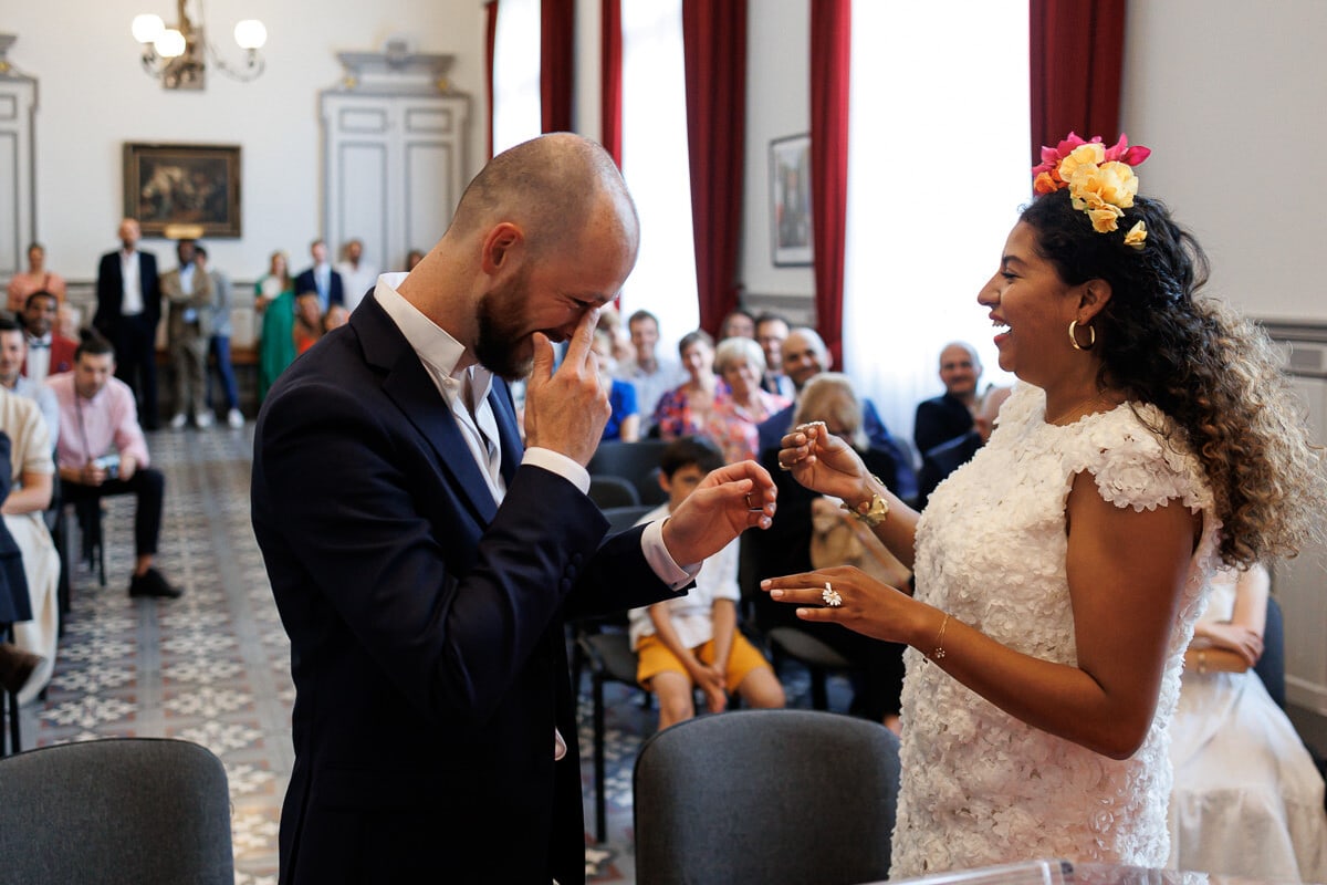 Photographe de mariage à Uzes (30), reportage photo documentaire de mariage par Marine Poron