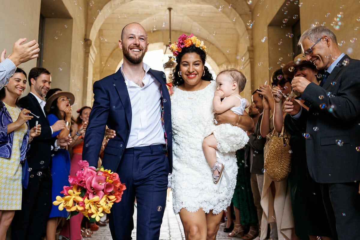 Photographe de mariage à Uzes (30), reportage photo documentaire de mariage par Marine Poron