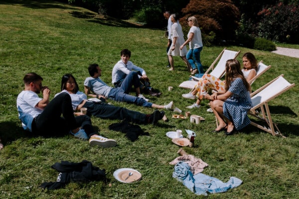 Photographe de mariage à Ville d'avray (92), reportage photo de brunch.