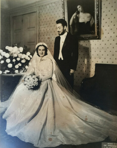 Photo de mariage ancienne